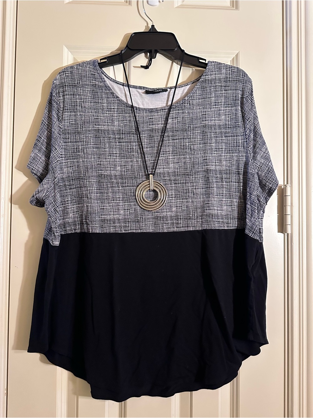 Alfani Short Sleeve Blouse